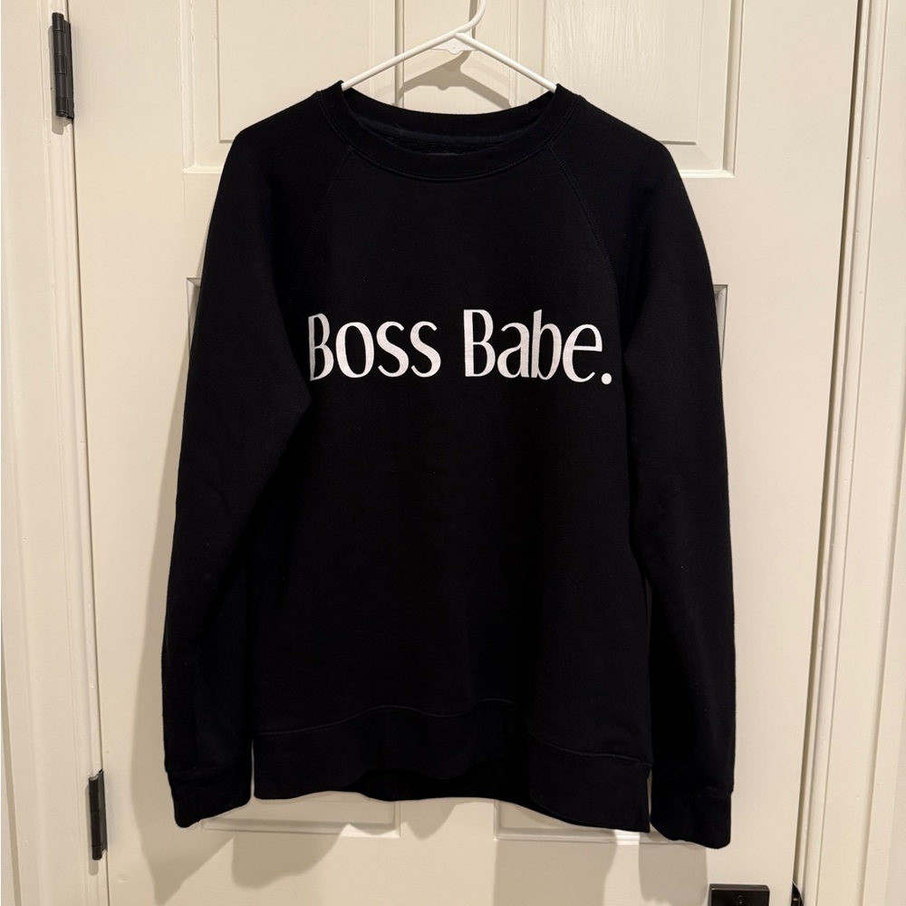 Boss Babe Sweatshirt Black M/L